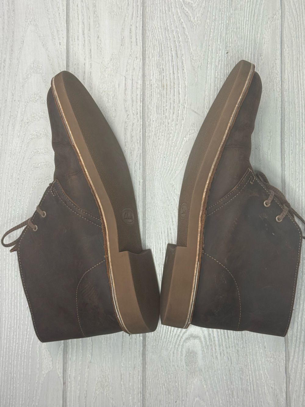 Clarks Men's Bushacre 2 Chukka Boot, Size 12, Casual leather boot 15522 - Picture 6 of 7